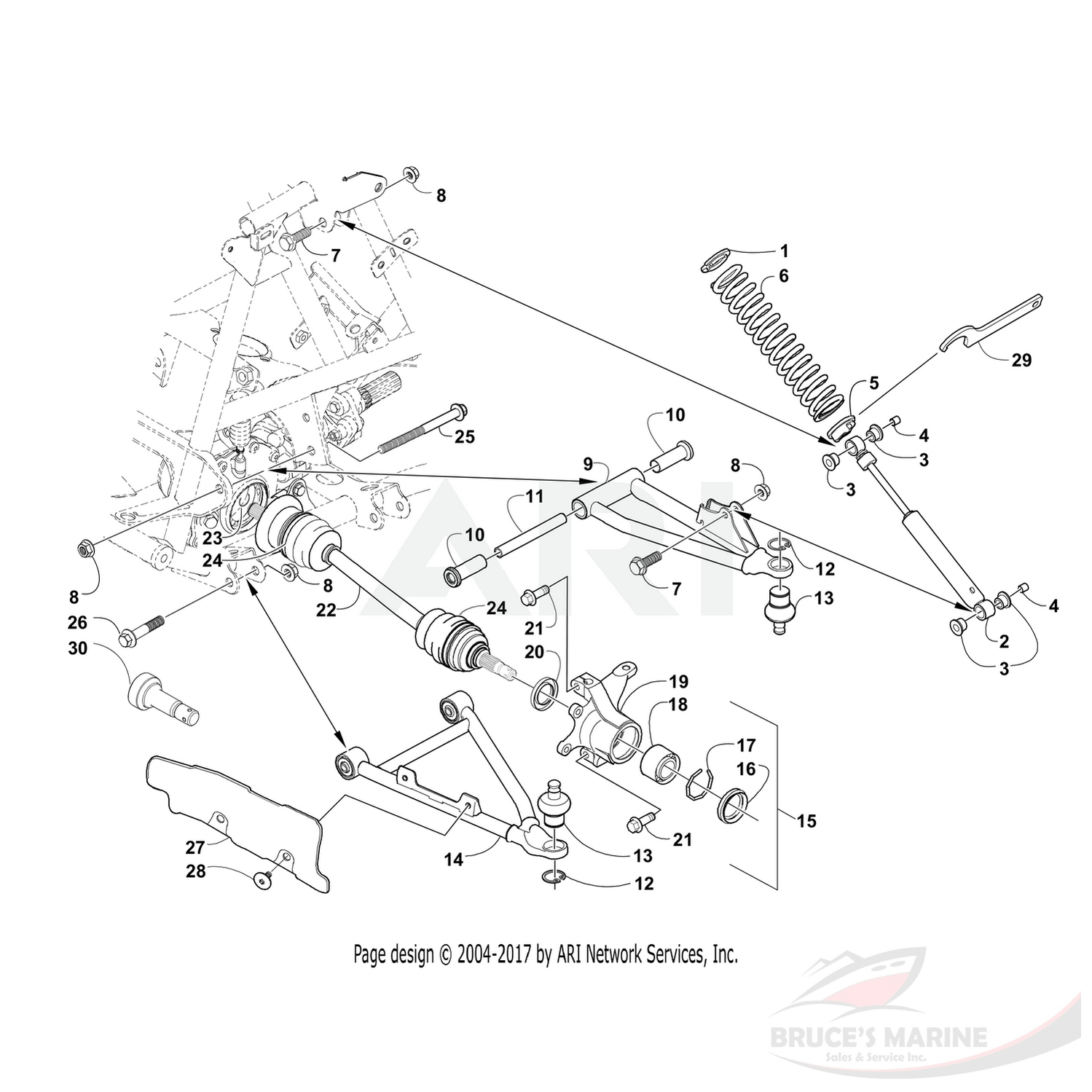 0402-069 Genuine Factory Arctic Cat Part - Seal