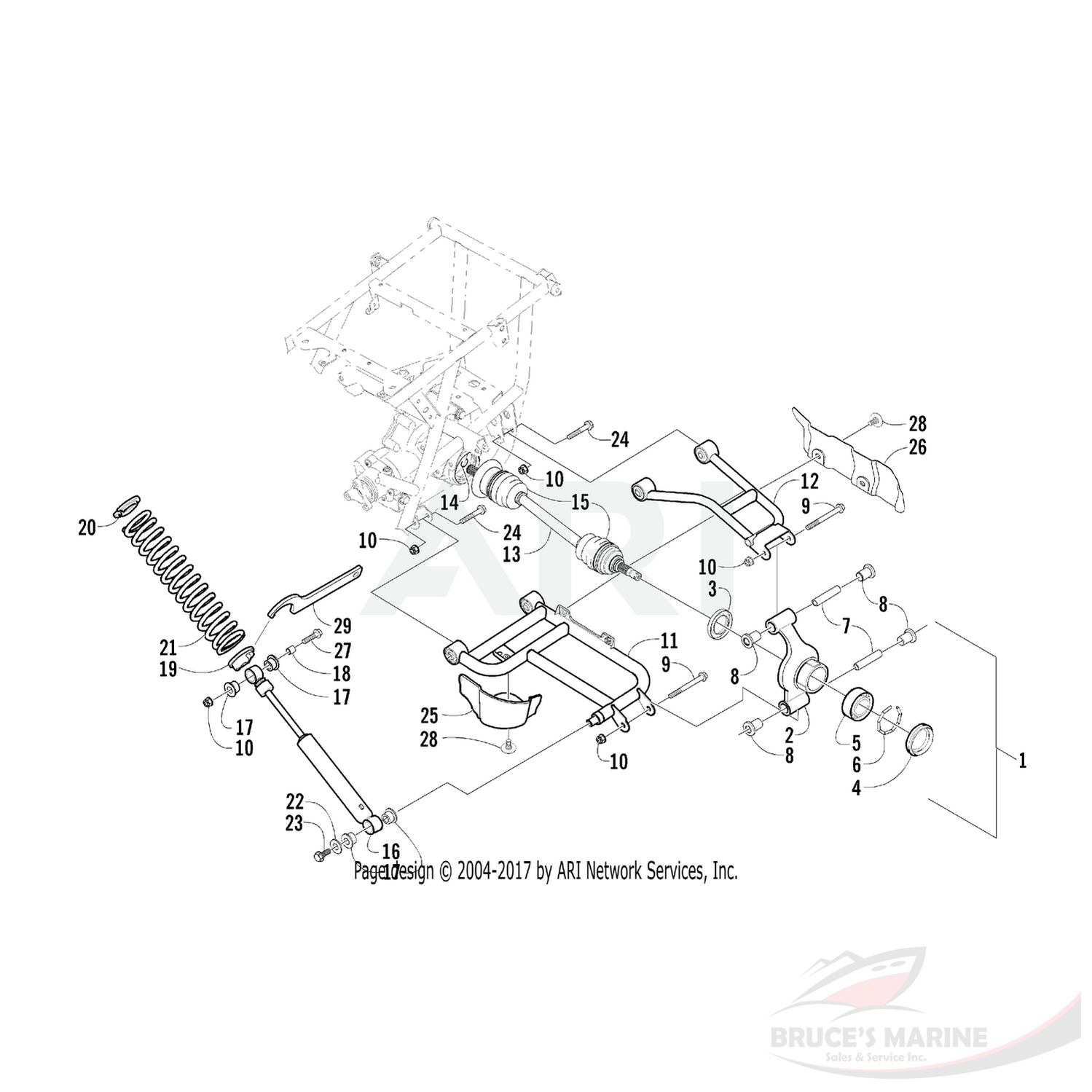 0402-069 Genuine Factory Arctic Cat Part - Seal