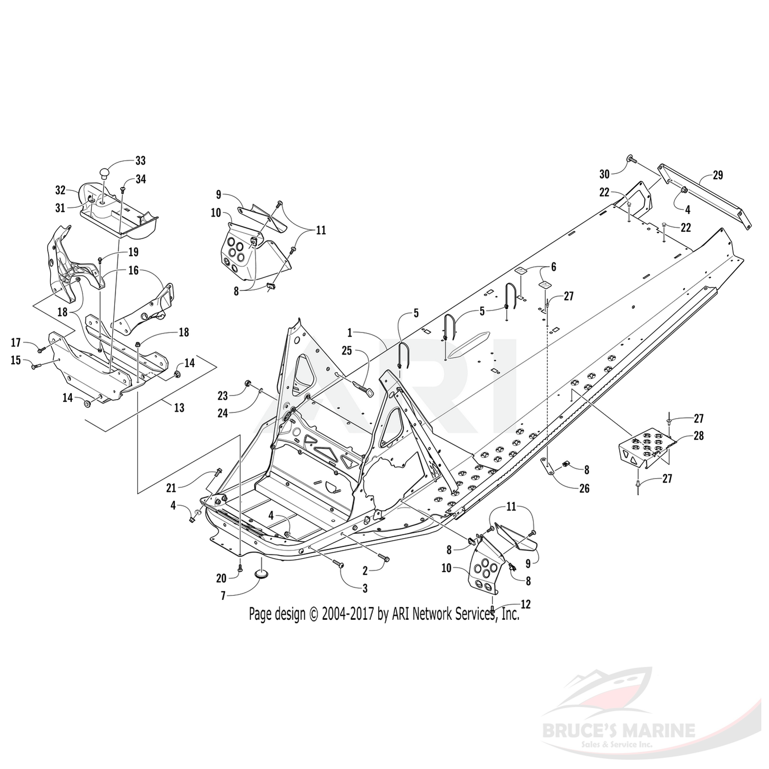 0423-029 Genuine Factory Arctic Cat Part - Screw