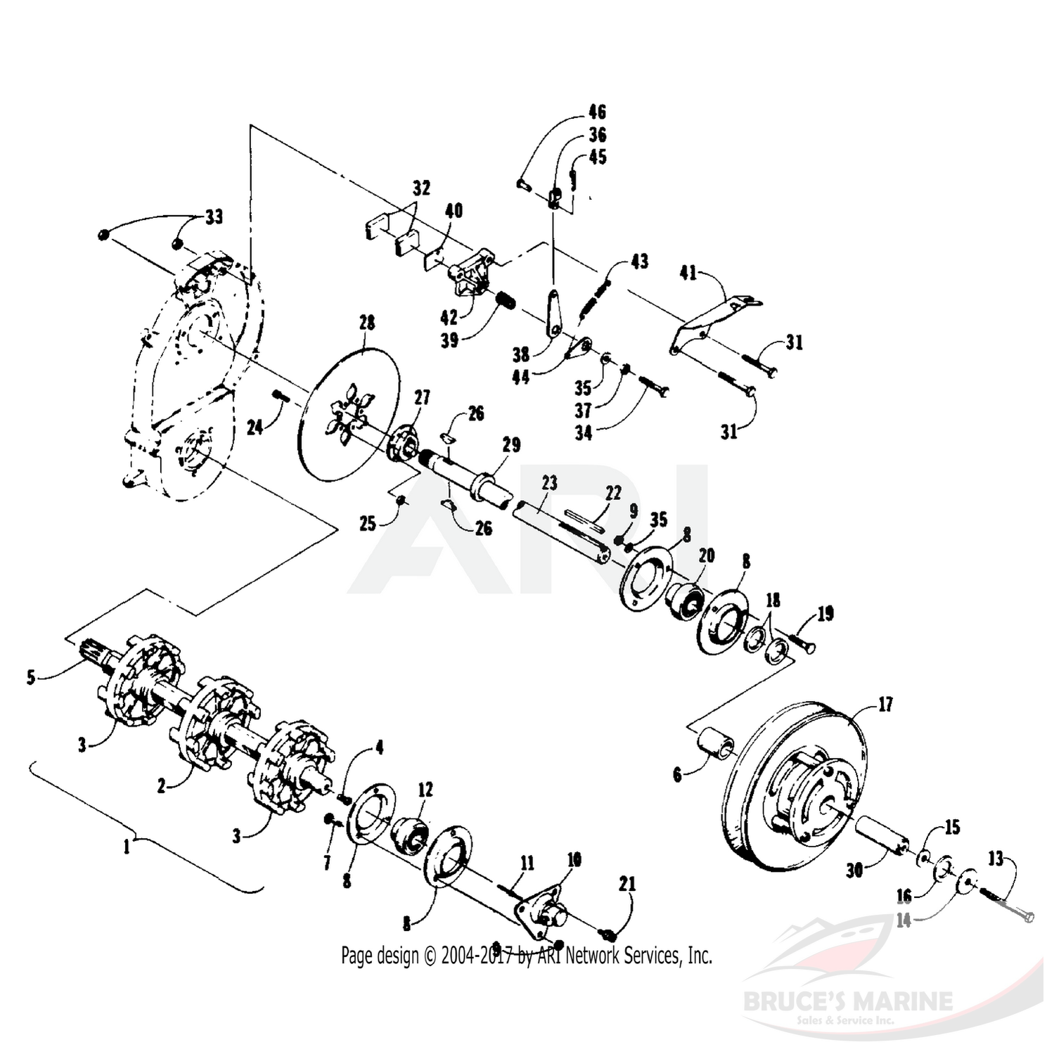 0602-170 Genuine Factory Arctic Cat Part - Driven Key