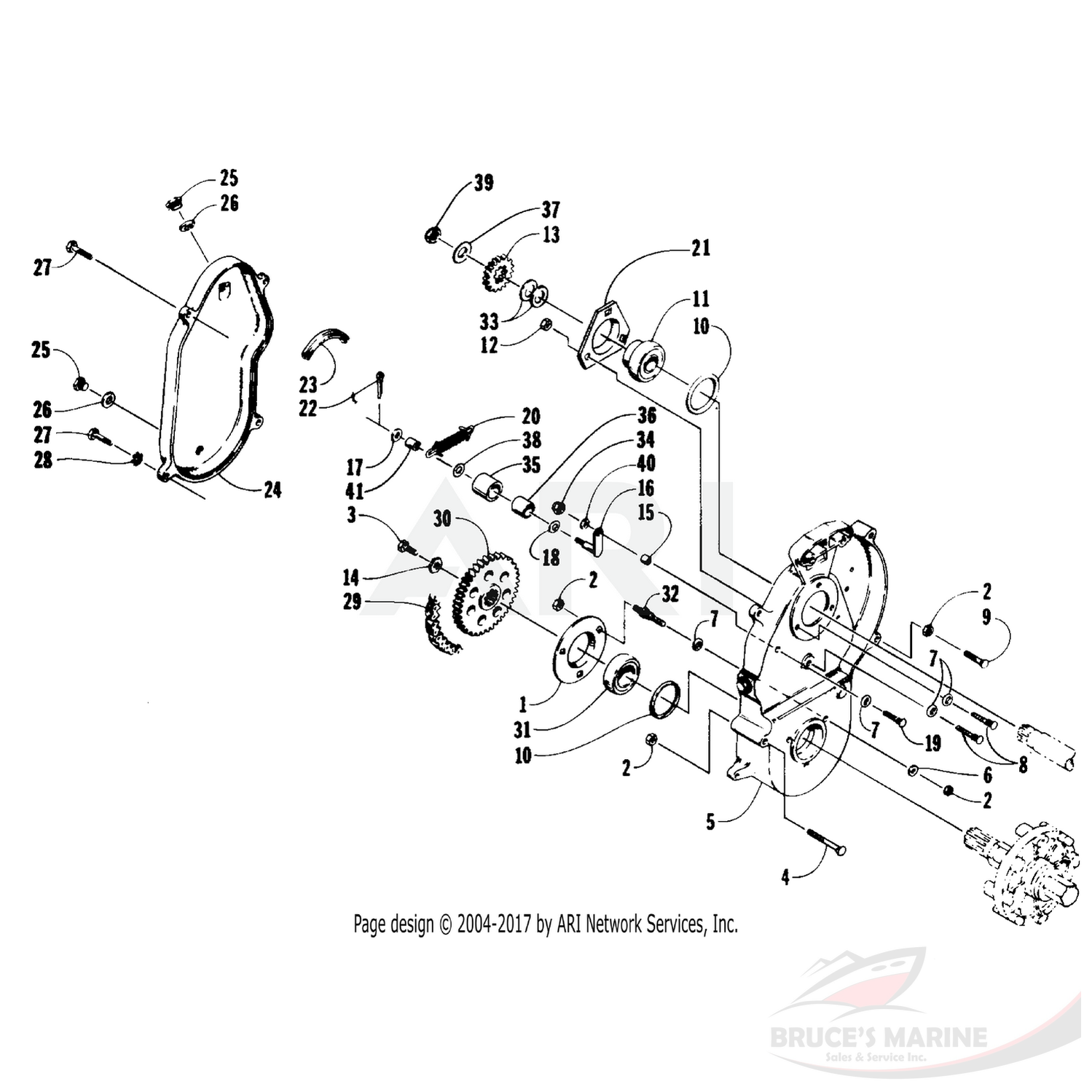 0602-383 Genuine Factory Arctic Cat Part - Bearing