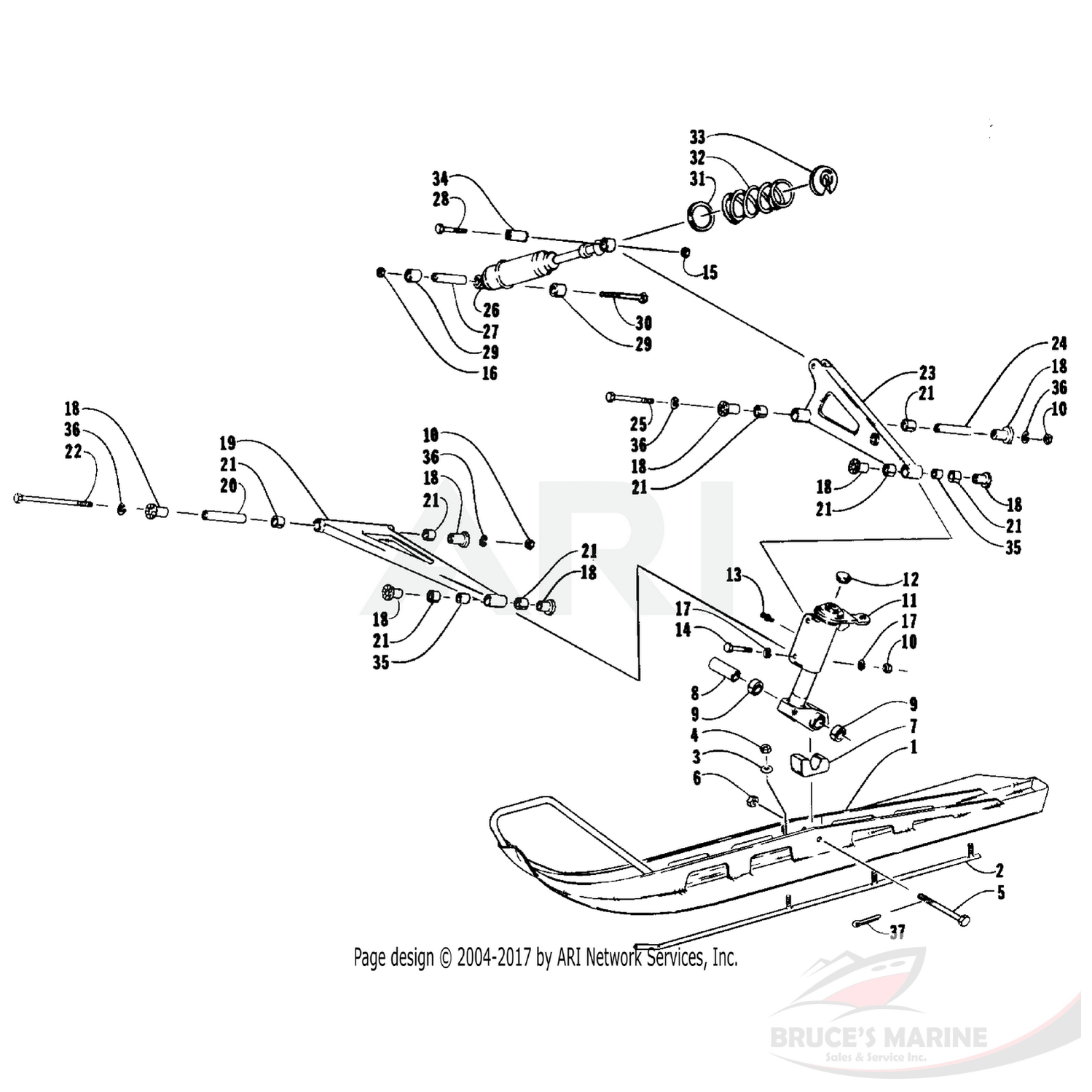 0603-061 Genuine Factory Arctic Cat Part - Axle