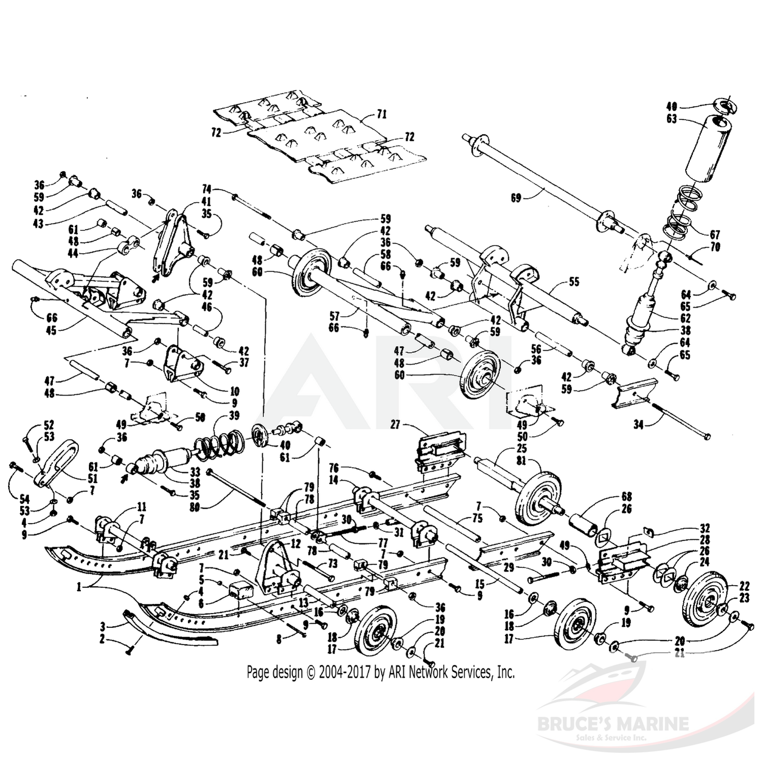 0603-083 Genuine Factory Arctic Cat Part - Bearing