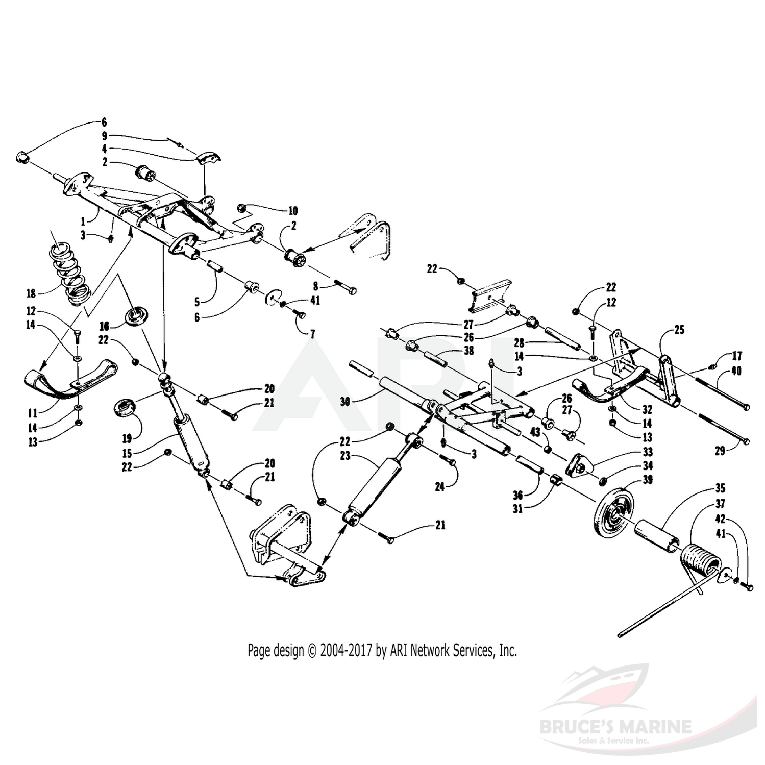 0604-184 Genuine Factory Arctic Cat Part - Axle