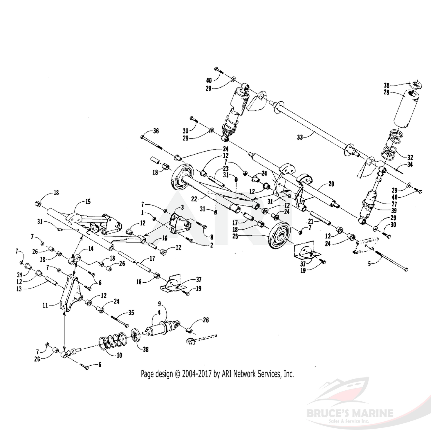 0604-380 Genuine Factory Arctic Cat Part - Axle