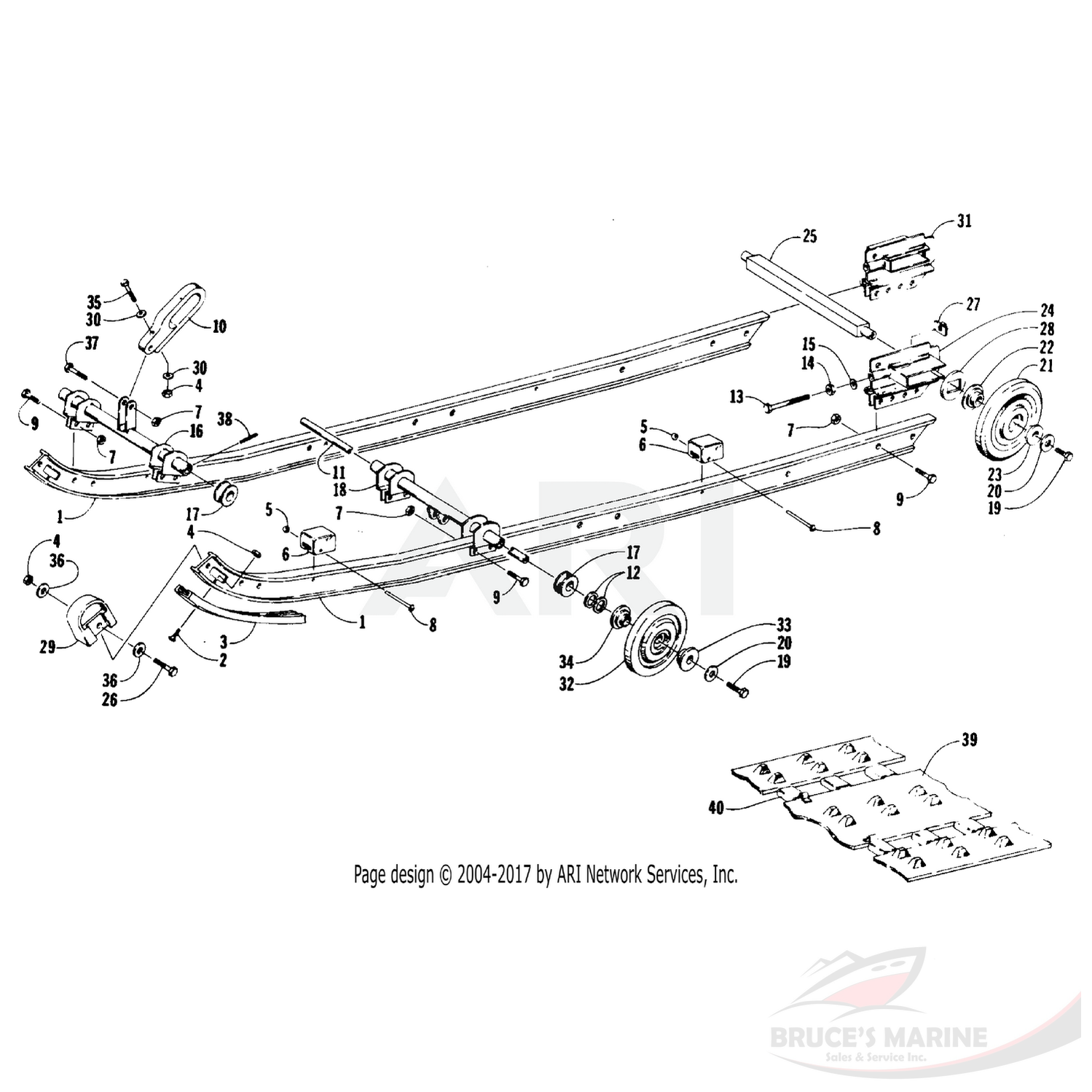 0604-380 Genuine Factory Arctic Cat Part - Axle