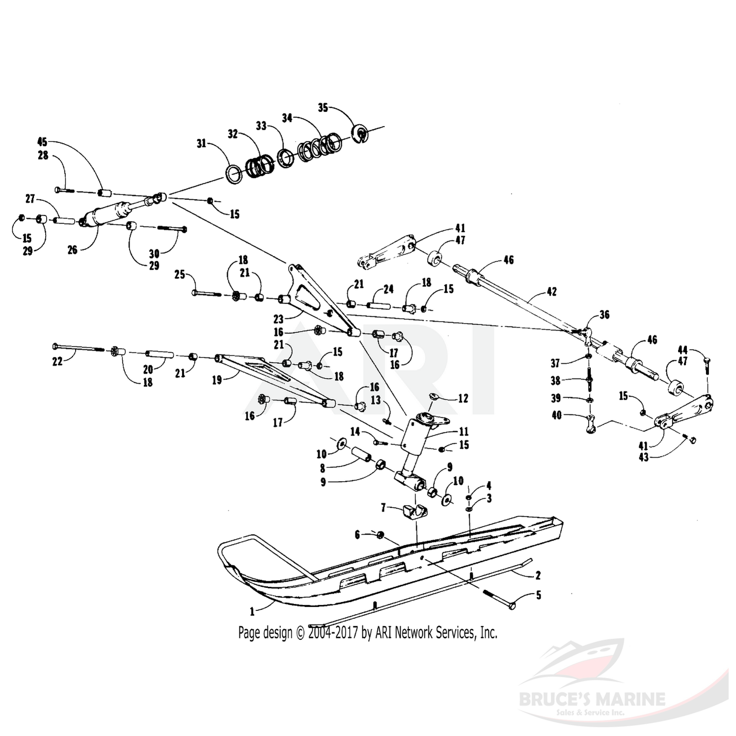 0604-380 Genuine Factory Arctic Cat Part - Axle