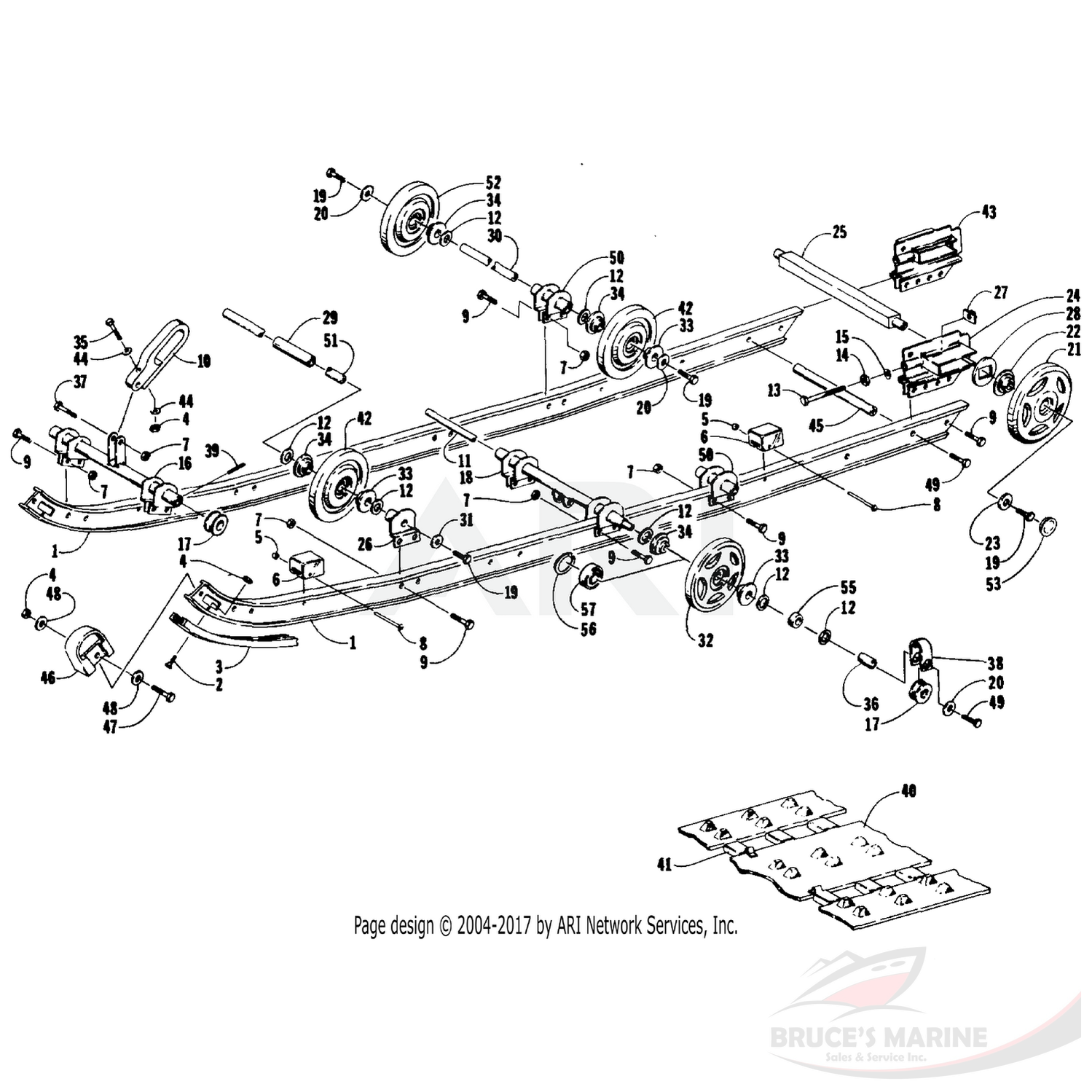 0604-380 Genuine Factory Arctic Cat Part - Axle