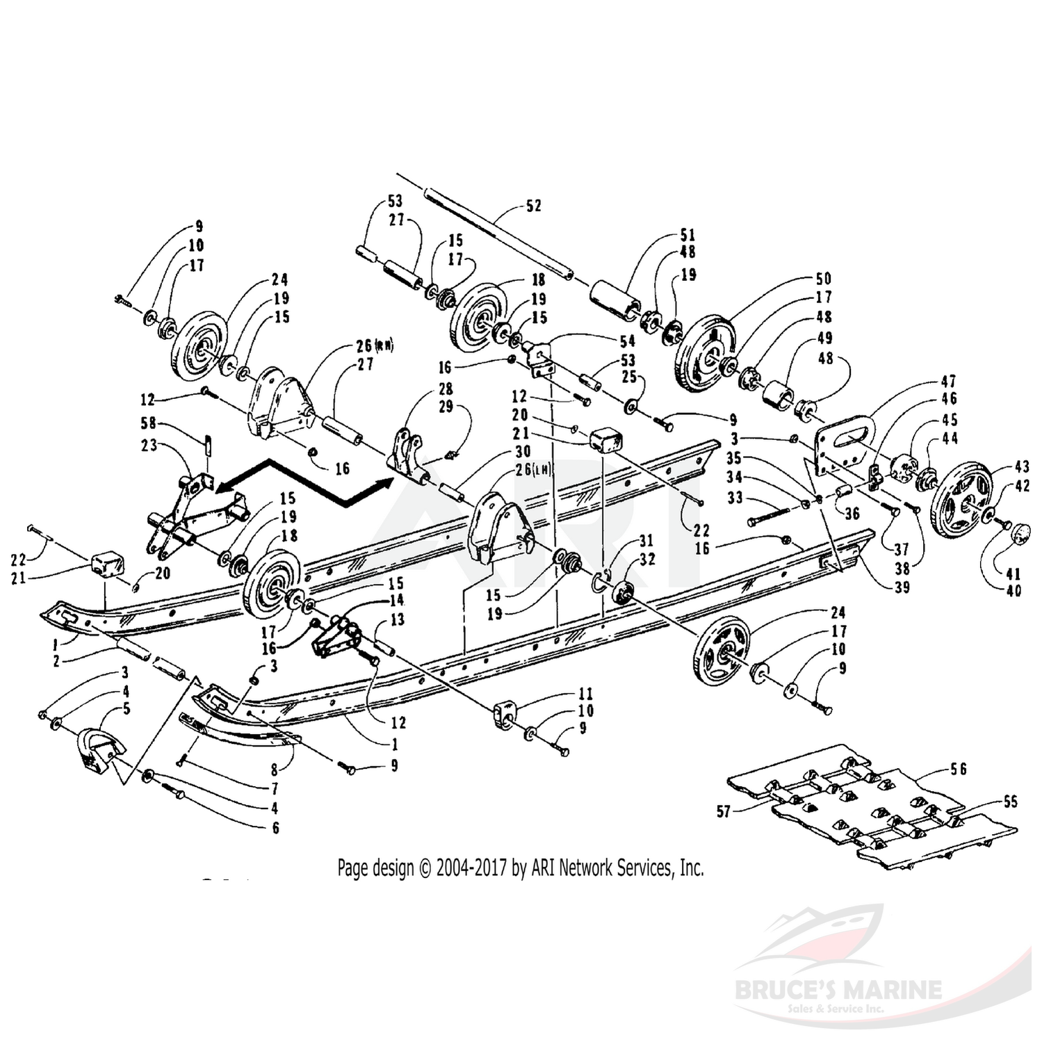 0604-712 Genuine Factory Arctic Cat Part - Spacer