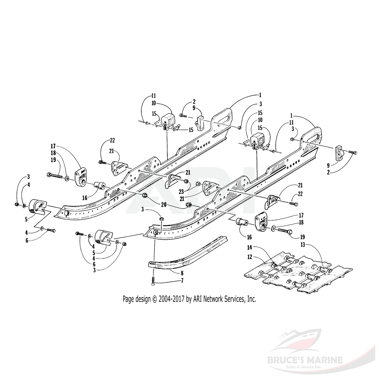 0604-918 Genuine Factory Arctic Cat Part - Pad