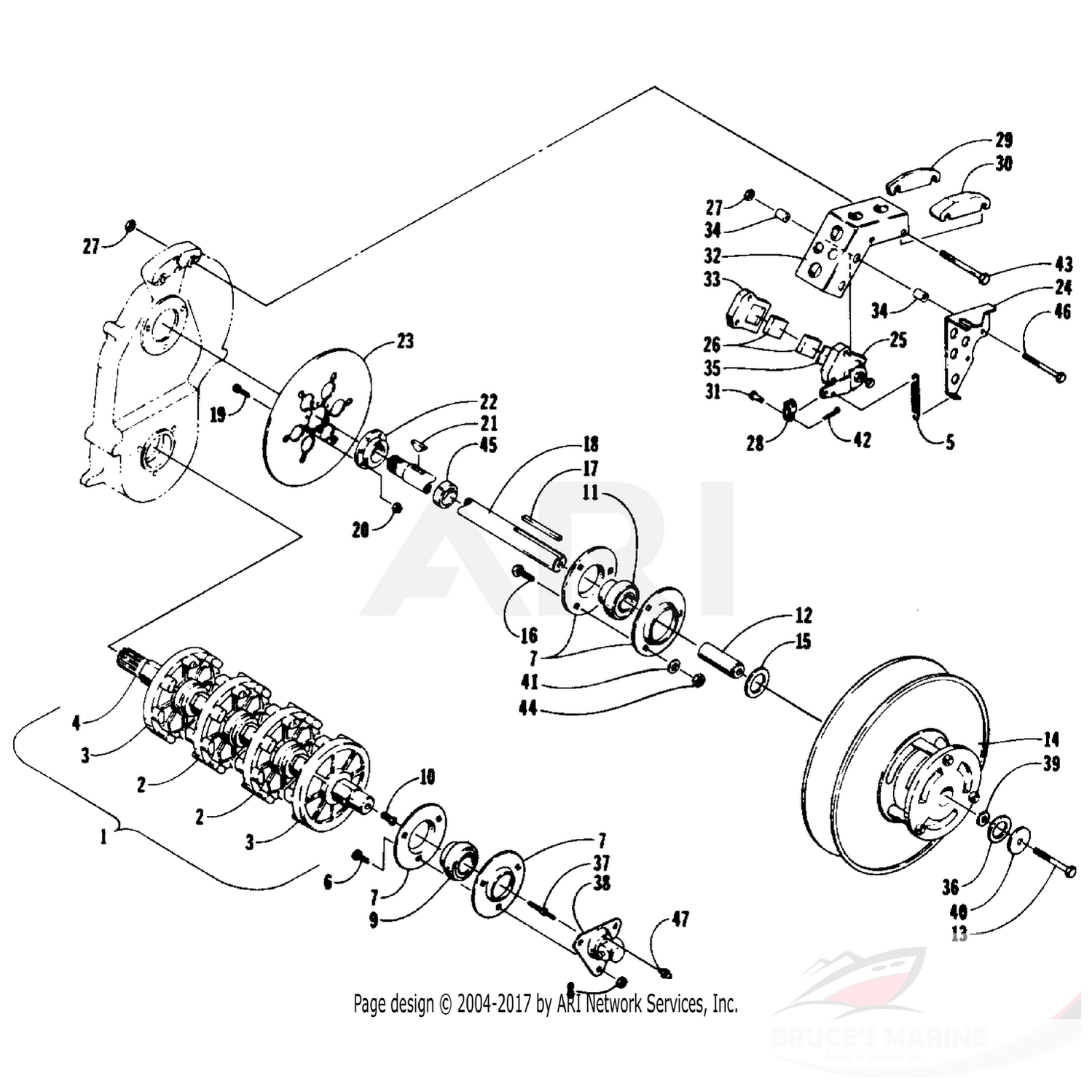 0623-119 Genuine Factory Arctic Cat Part - Shim