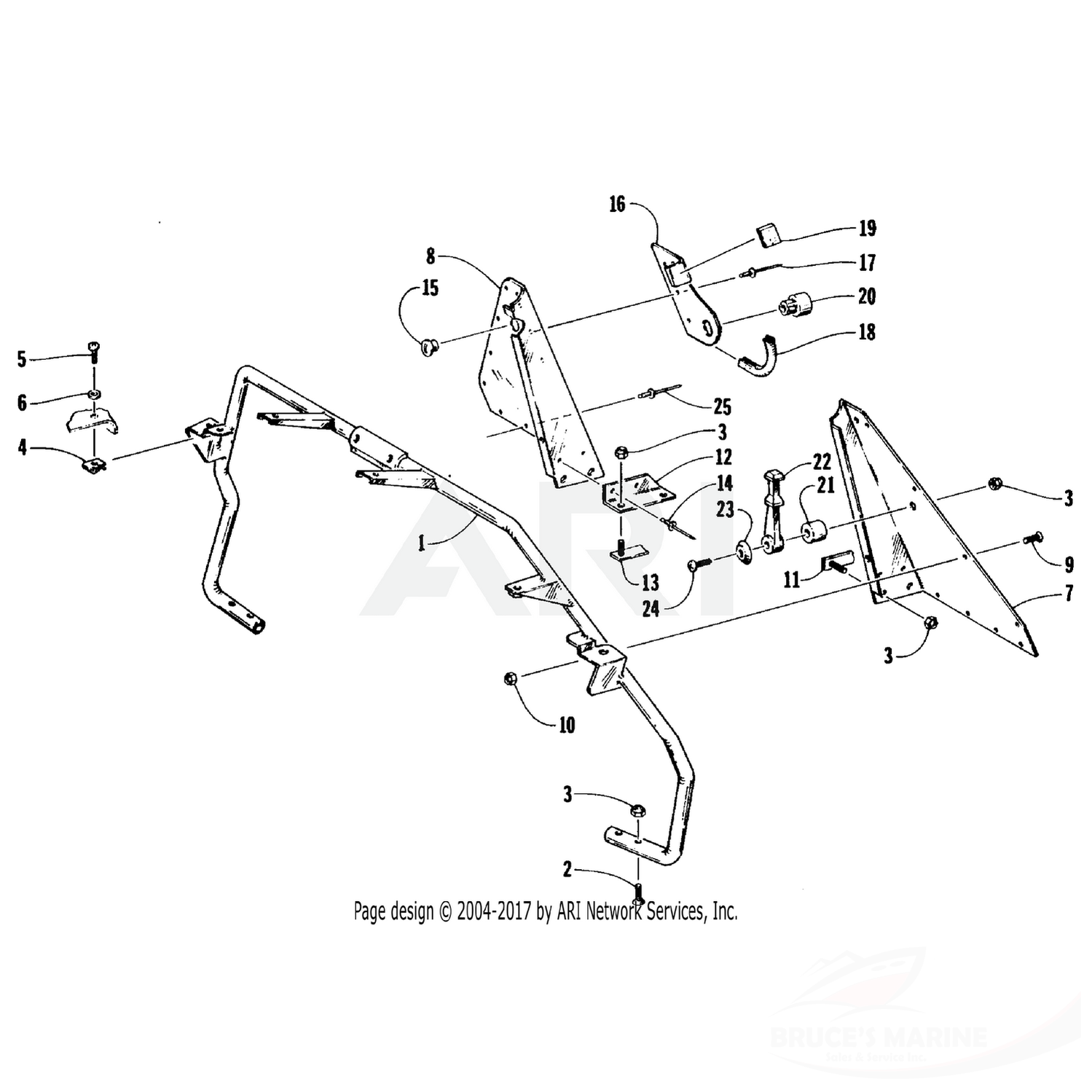 0623-166 Genuine Factory Arctic Cat Part, Rivet