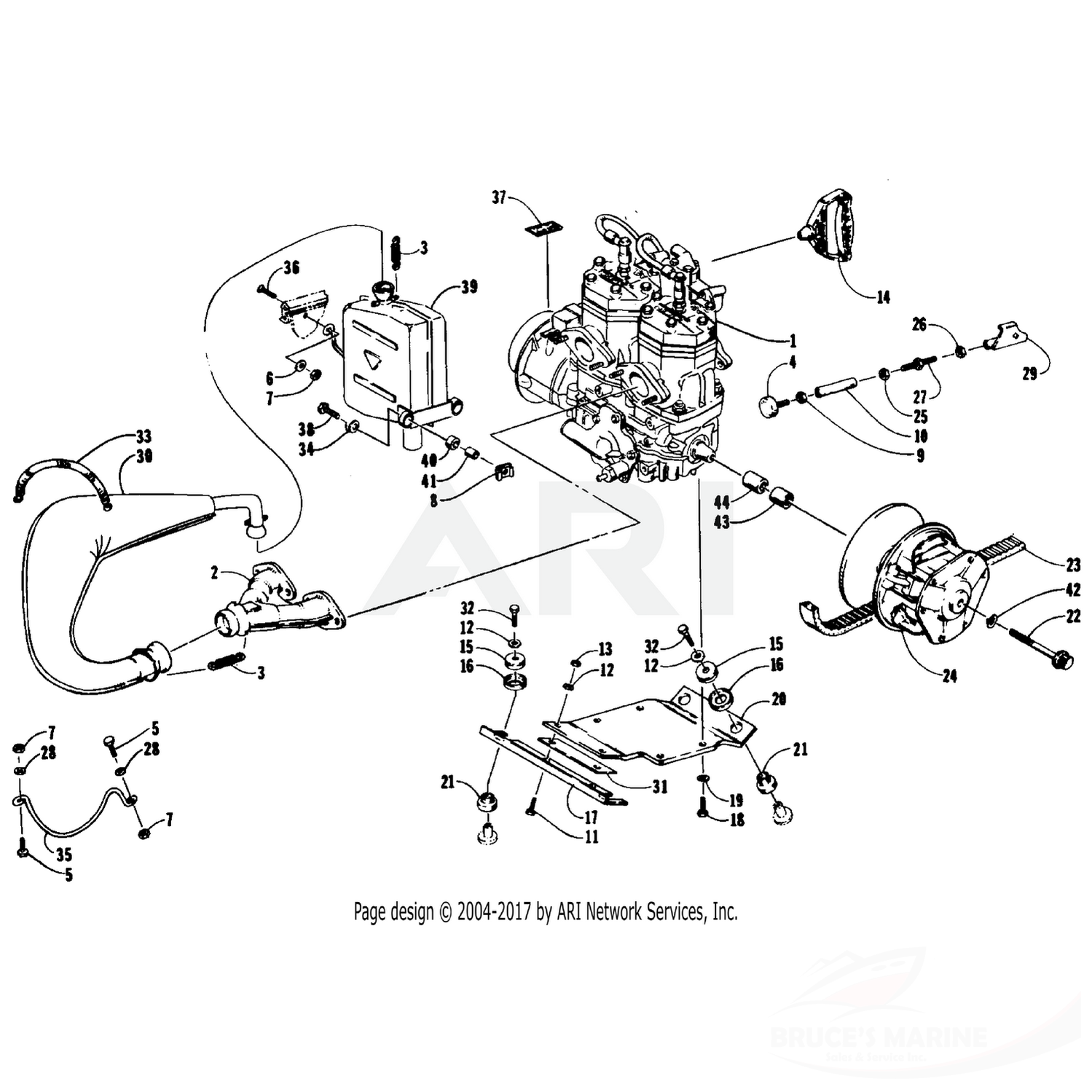 0623-184 Genuine Factory Arctic Cat Part - Washer