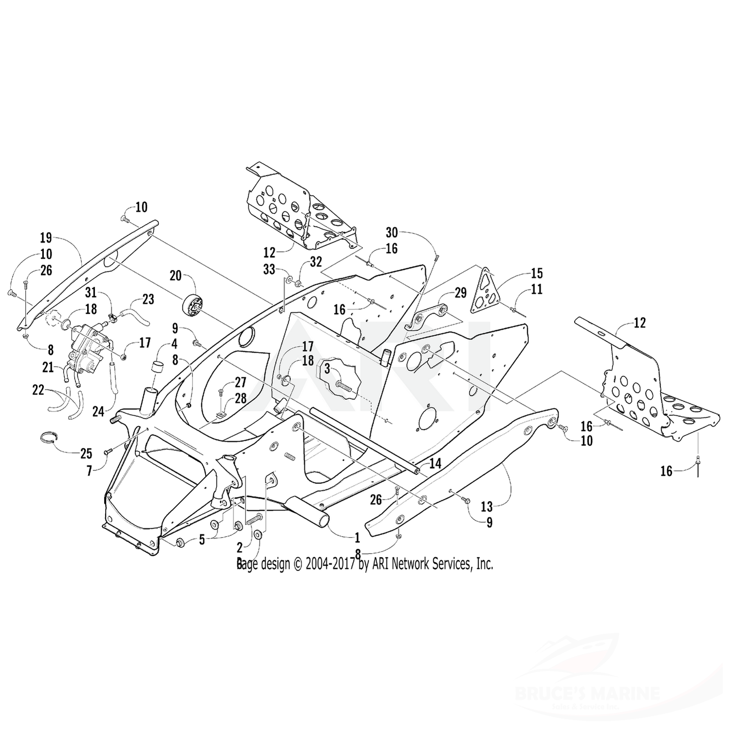 0623-212 Genuine Factory Arctic Cat Part - Screw