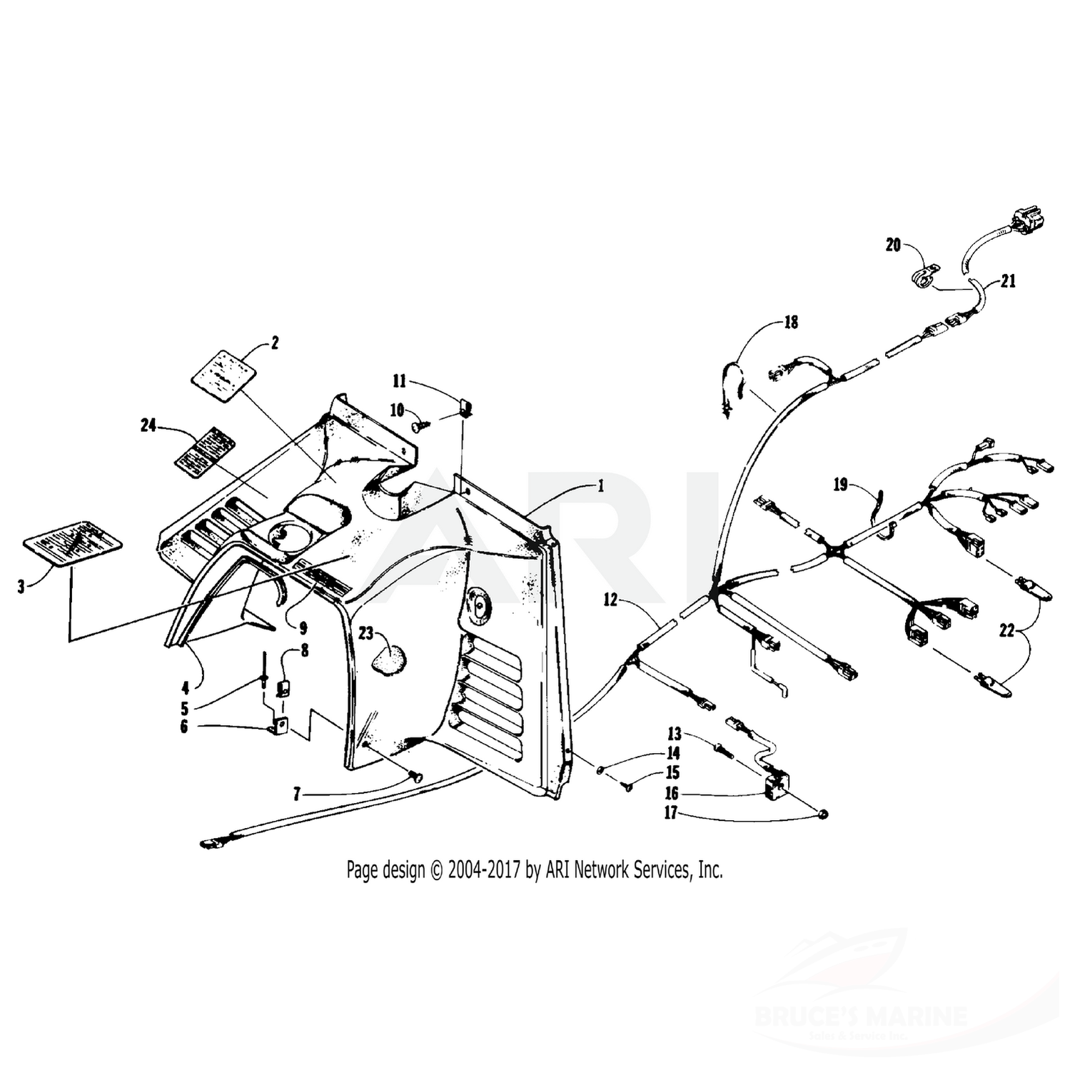 0623-219 Genuine Factory Arctic Cat Part - Screw