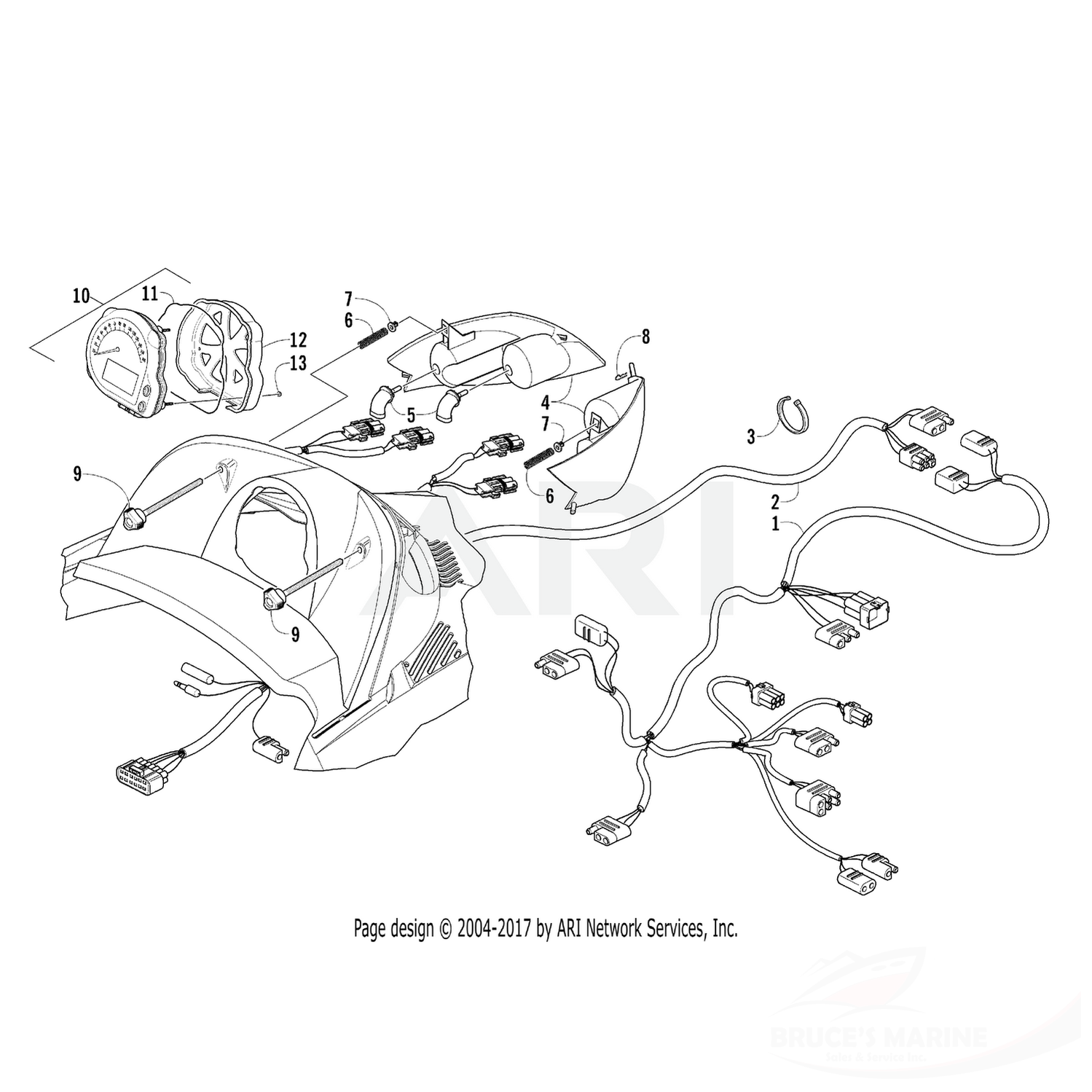 0623-360 Genuine Factory Arctic Cat Part - Spring Adjuster