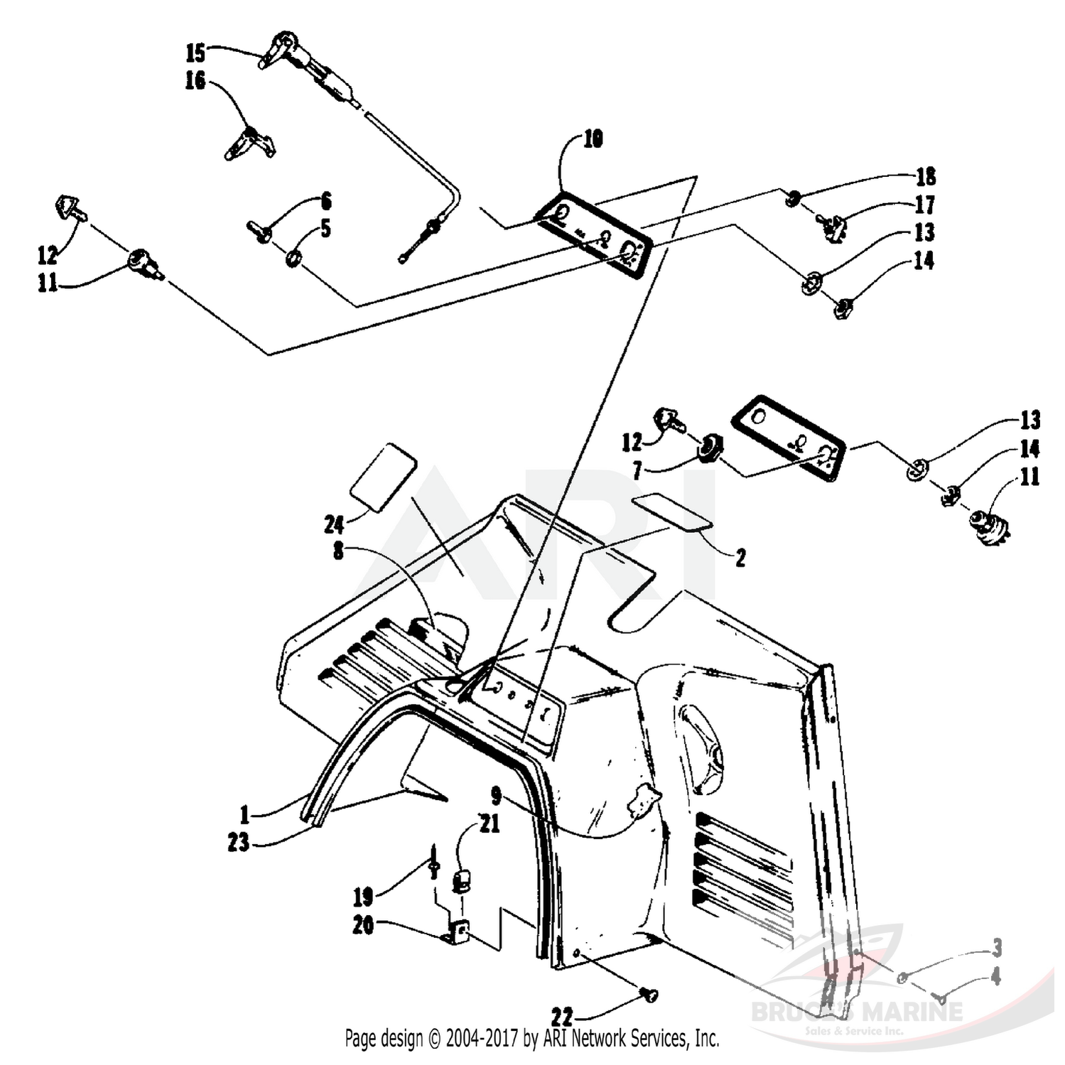 0623-378 Genuine Factory Arctic Cat Part - Screw