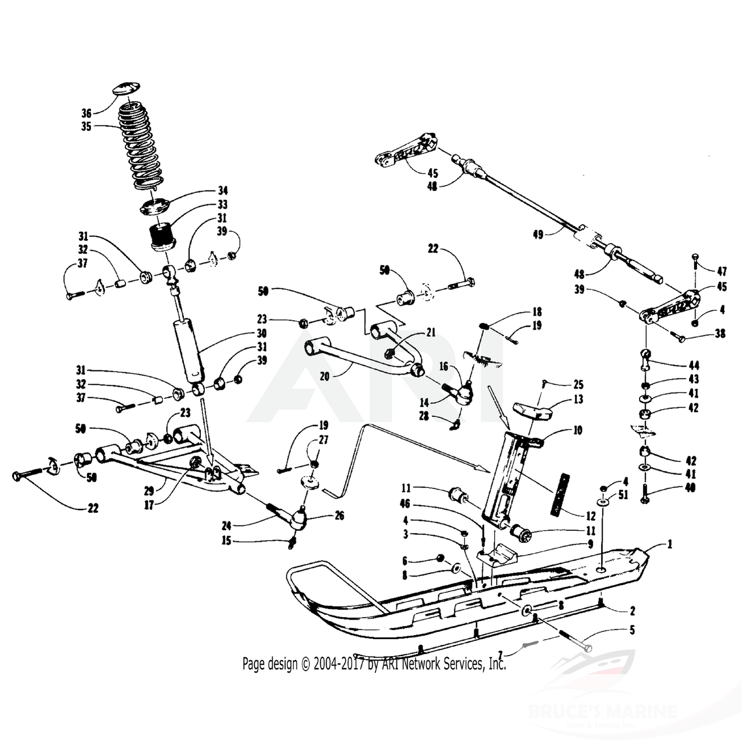 0623-452 Genuine Factory Arctic Cat Part - Grease Fitting (Metric)