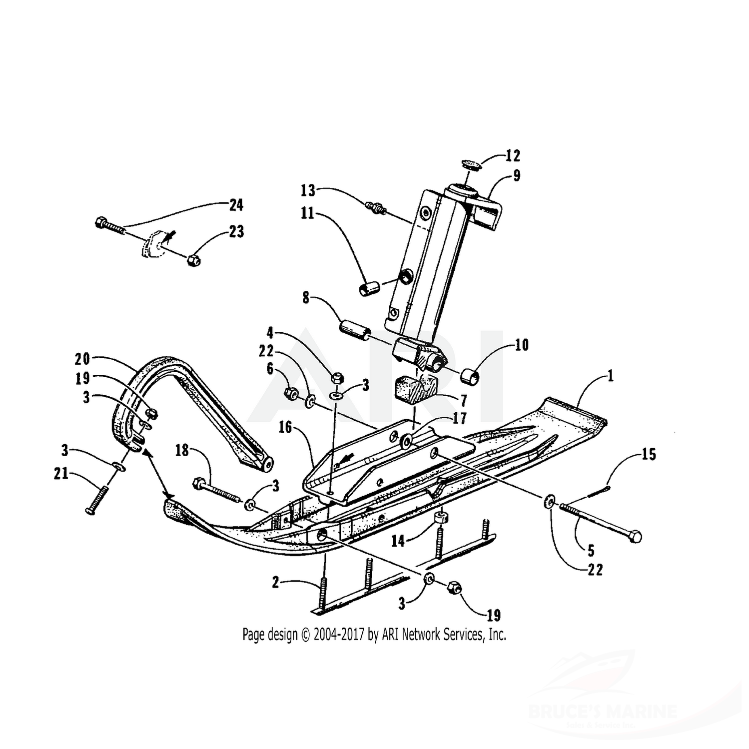 0623-552 Genuine Factory Arctic Cat Part - Screw