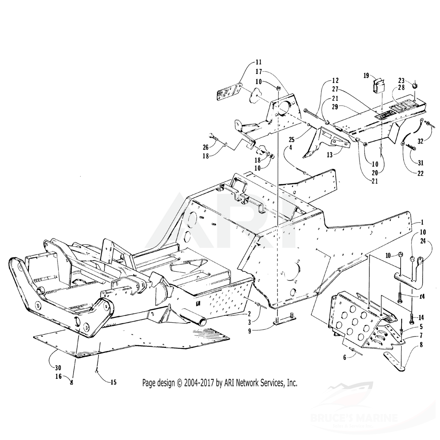 0623-574 Genuine Factory Arctic Cat Part - Screw