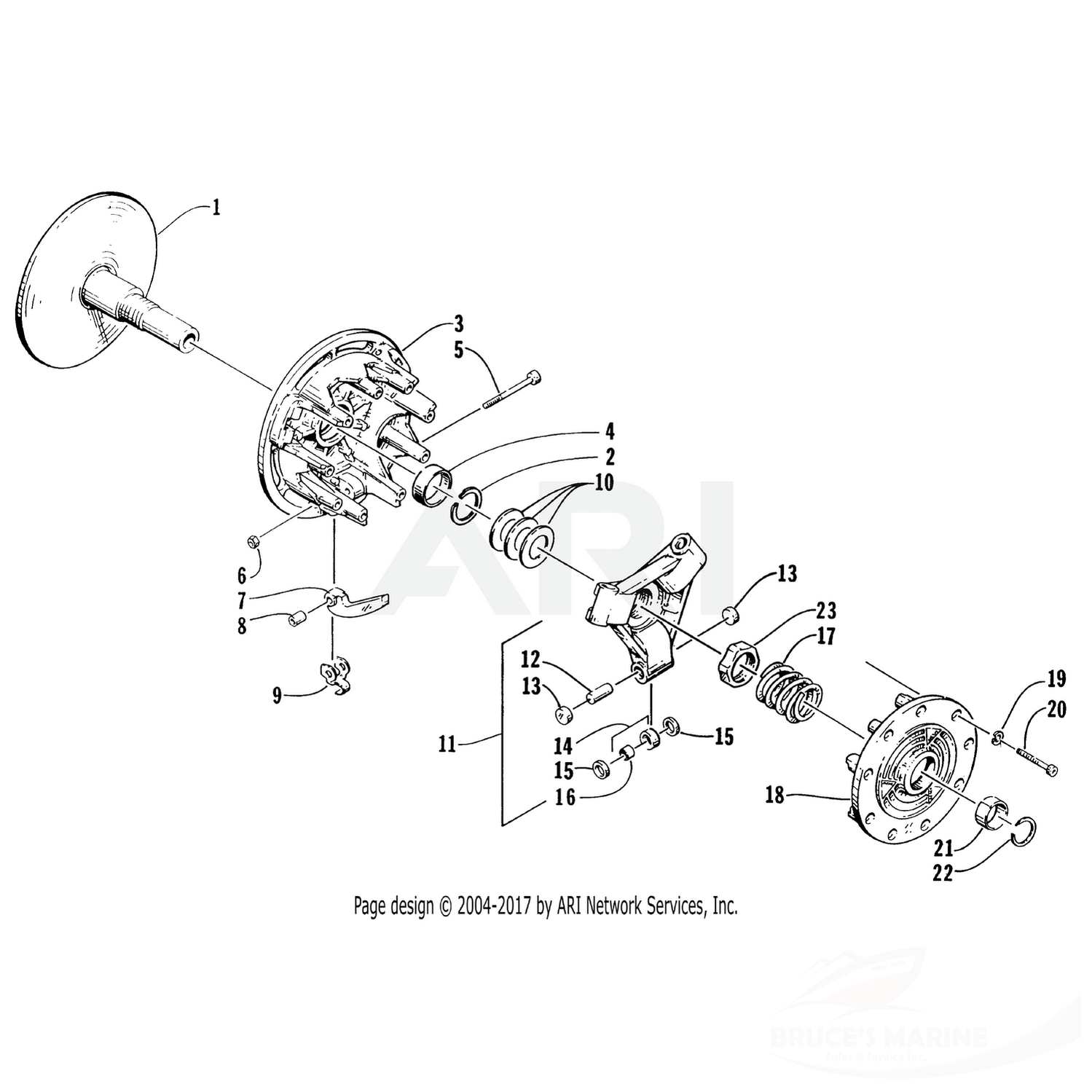 0623-596 Genuine Factory Arctic Cat Part - Screw