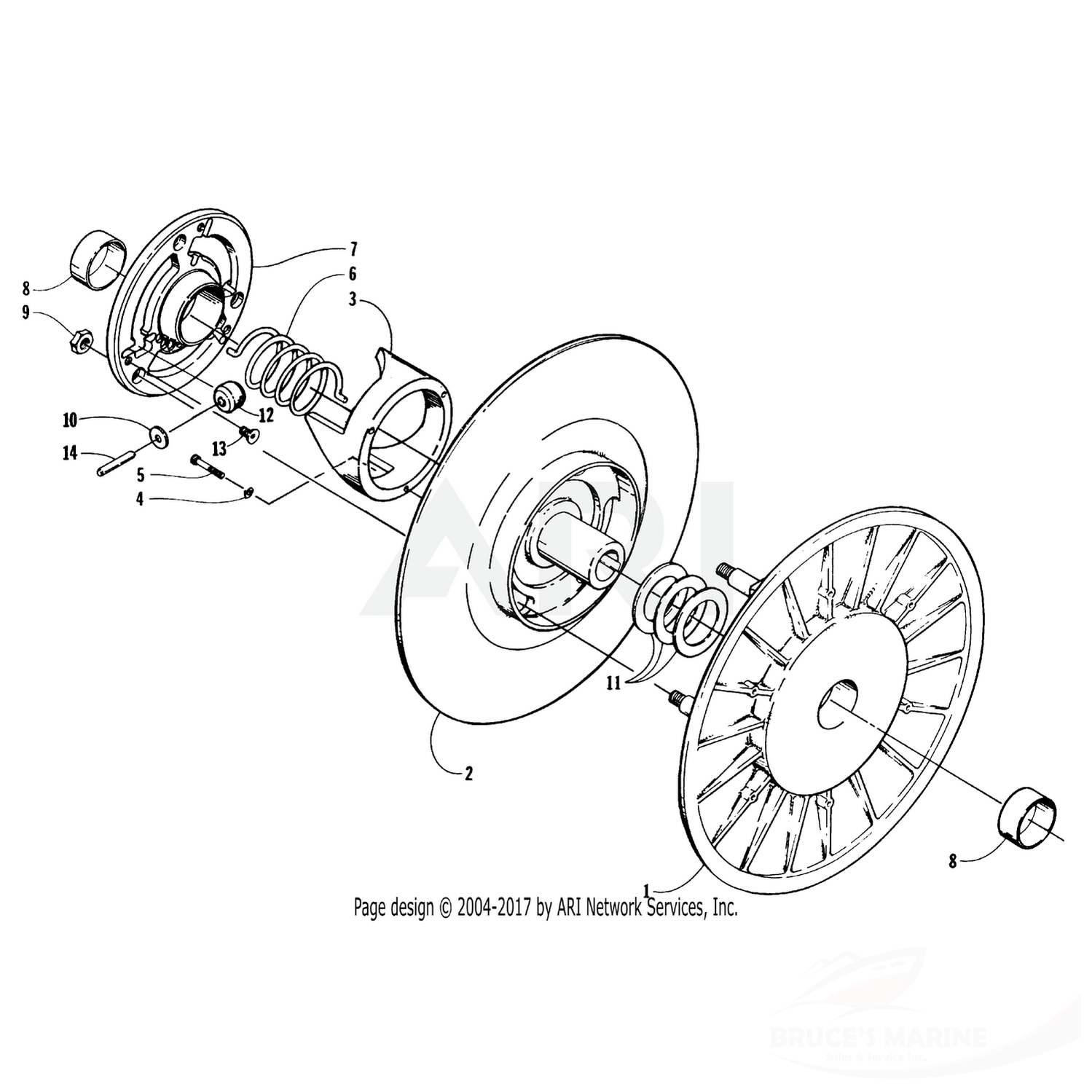 0623-614 Genuine Factory Arctic Cat Part - Screw