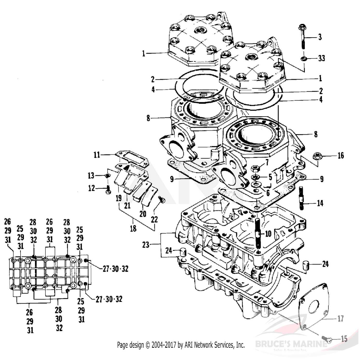 0636-097 Genuine Factory Arctic Cat Part - 530 L/CGasket Set