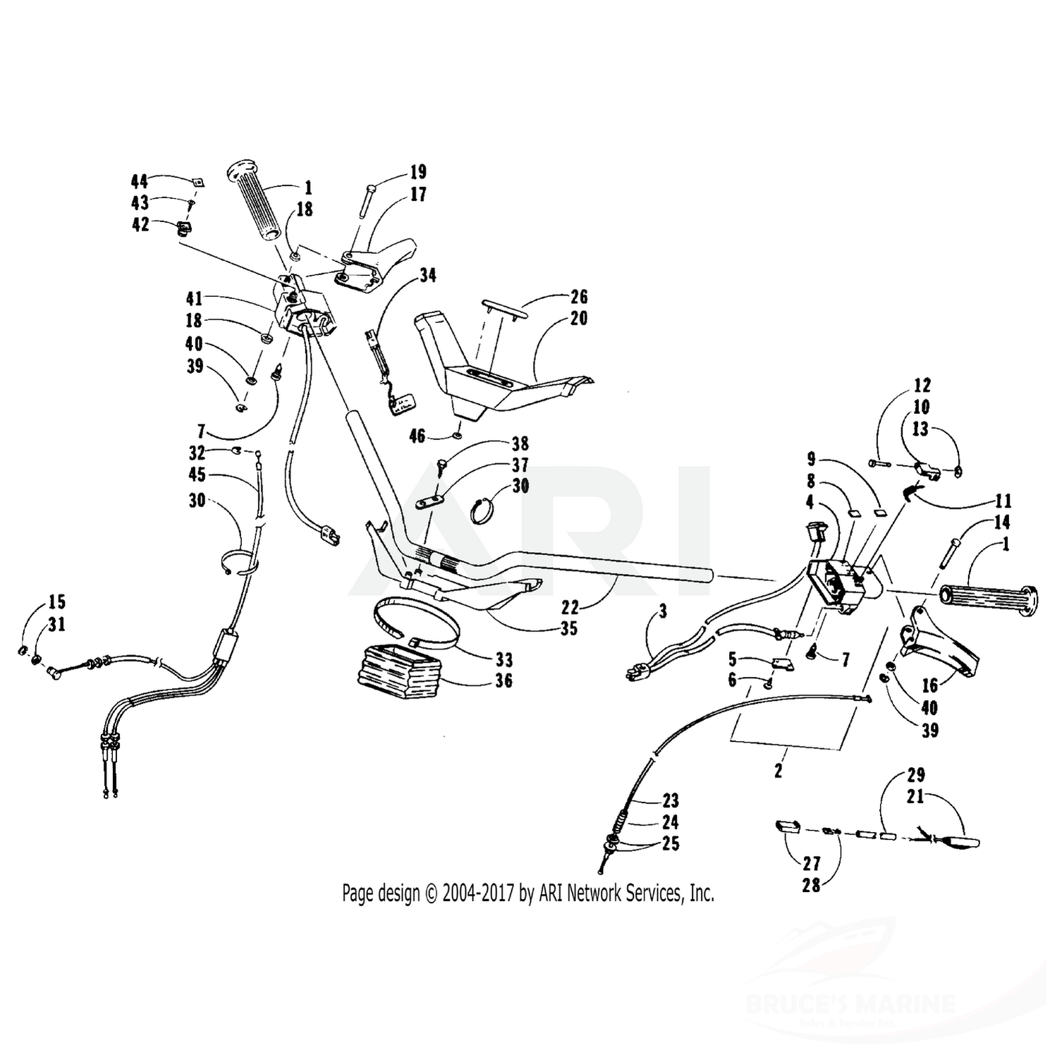 0687-032 Genuine Factory Arctic Cat Part - Throttle Cable