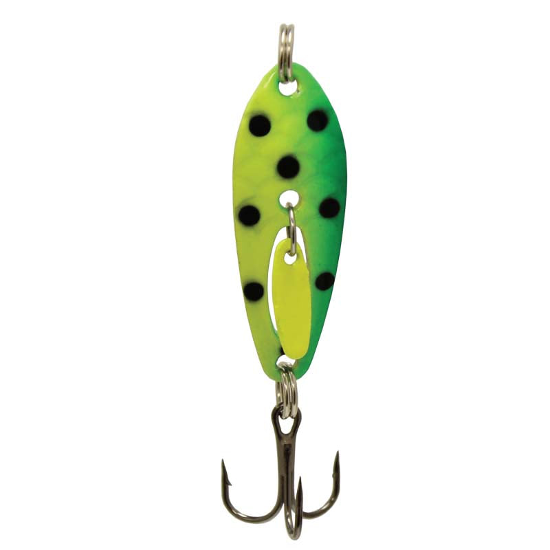 Clacker Lure 3/16 oz Spotted Lime