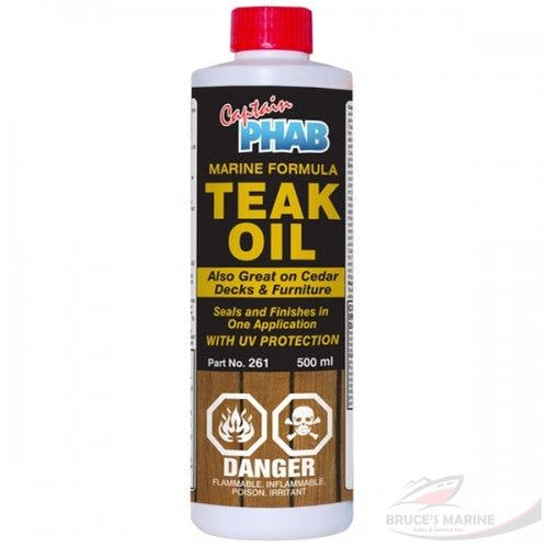 Captain Phab Teak Oil 500ml.