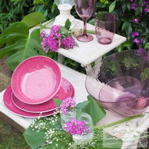 HARMONY - ROSETTE SALAD BOWL + 4 BOWLS P/N 34801