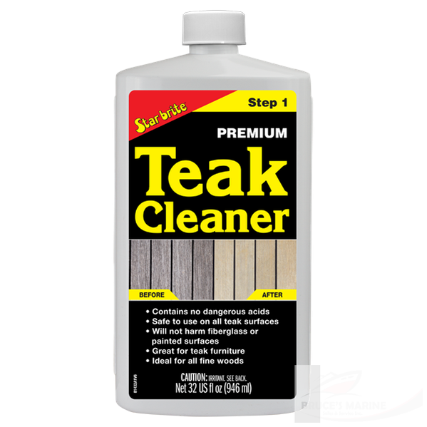 Premium Teak Cleaner - Step 1 - 16 oz