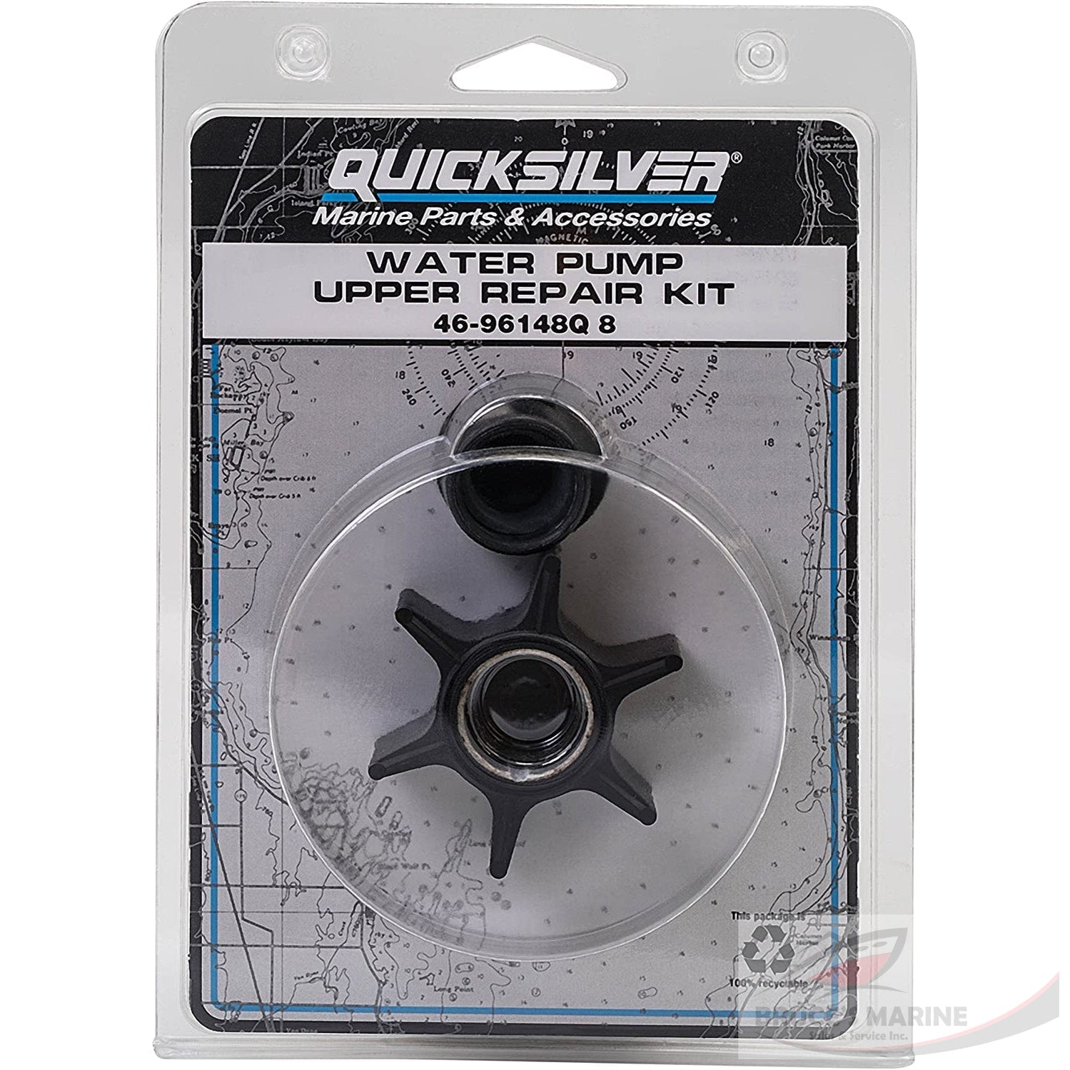 Quicksilver 46-96148Q 8 - Water Pump Kit, No Base - Mercury and Mariner Outboards and MerCruiser Stern Drives