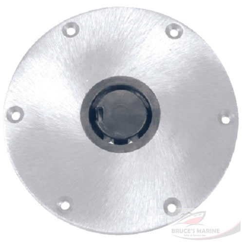 Springfield Plug-In™ 9" Round Aluminum 2-3/8" Base, Satin Finish