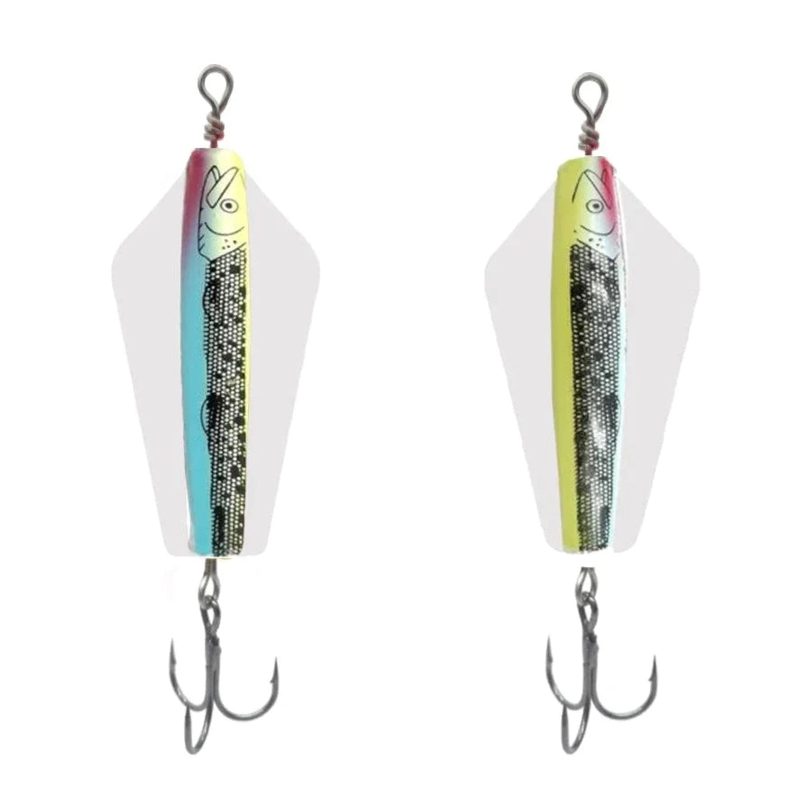 Torpedo Hydrofoil Spoons (Tazmanian Devil Lure) - LARGE