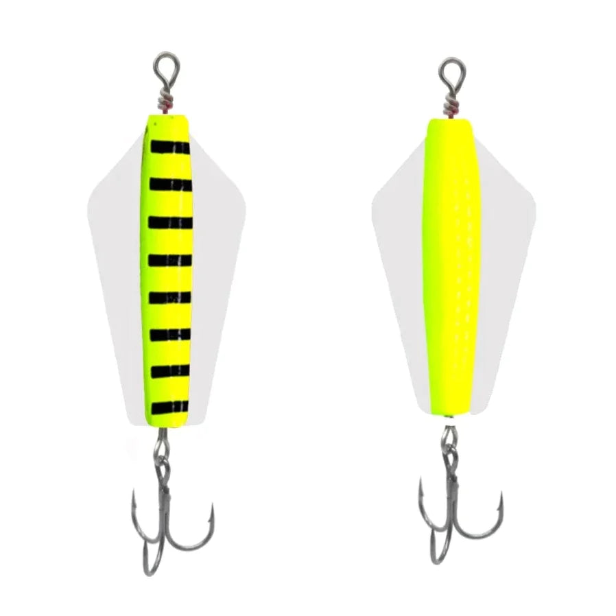 Torpedo Hydrofoil Spoons (Tazmanian Devil Lure) - LARGE