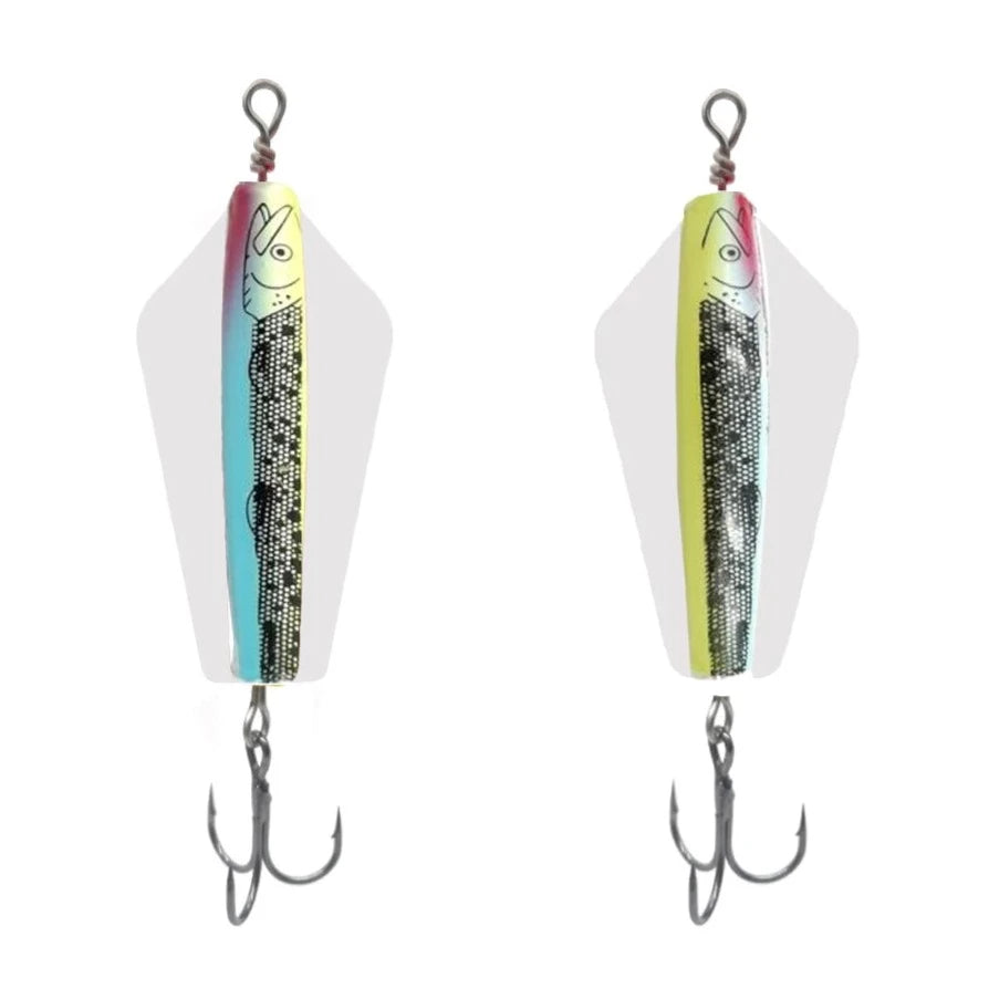 Torpedo Hydrofoil Spoons (Tazmanian Devil Lure) - SMALL