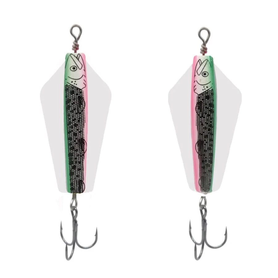 Torpedo Hydrofoil Spoons (Tazmanian Devil Lure) - SMALL